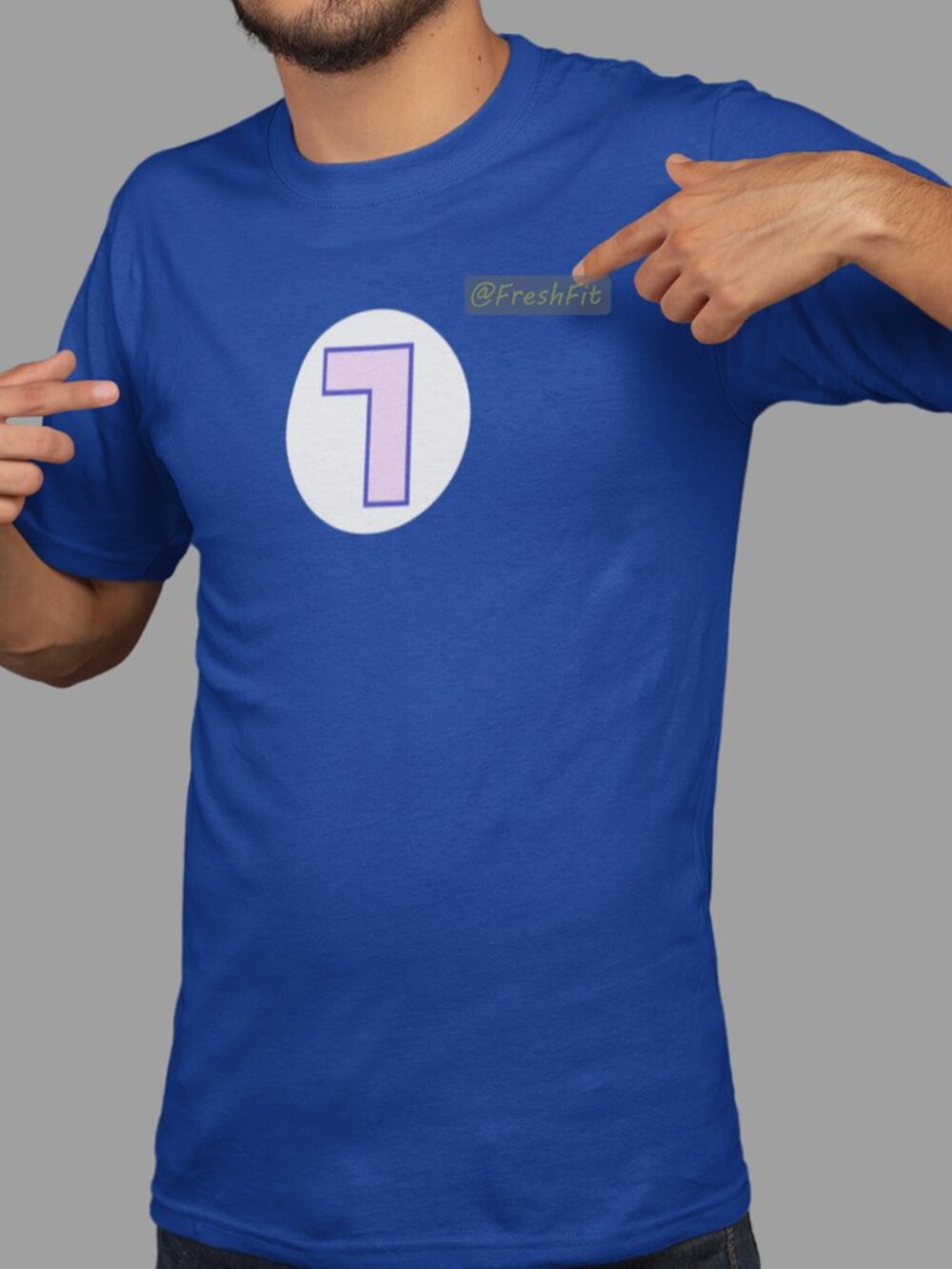 🆕Wawaluigi Blue T-Shirt Graphic Tee